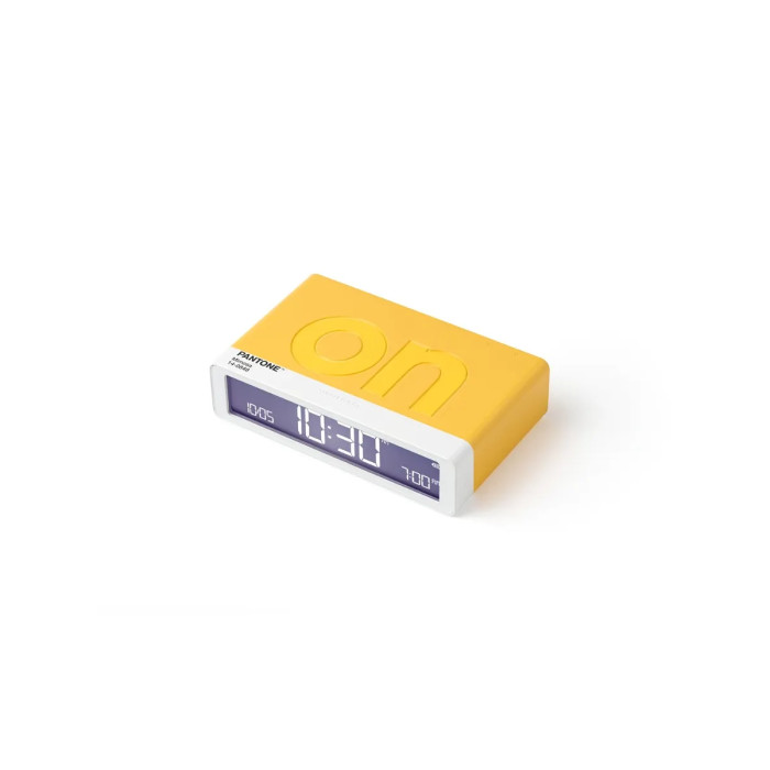 Réveil Flip Classic Lexon x Pantone - Mimosa