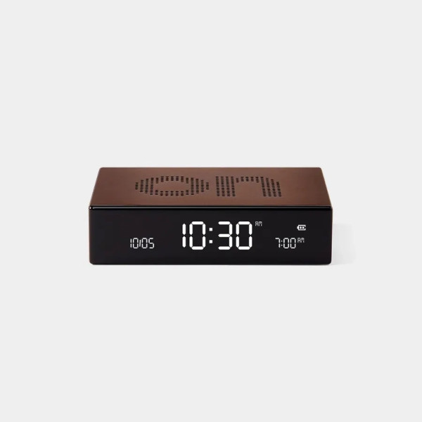 Réveil Flip Premium Lexon - Bronze