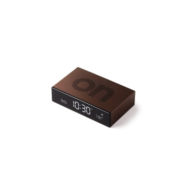 Réveil Flip Premium Lexon - Bronze