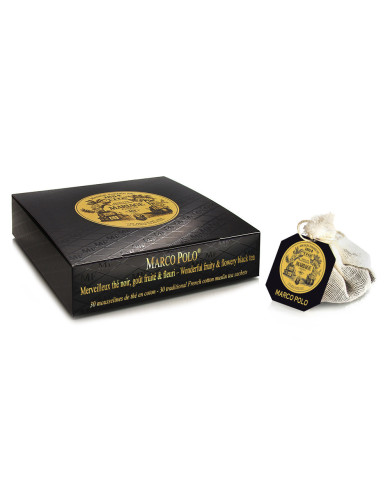 Thé noir Marco Polo boite 30 mousselines de coton