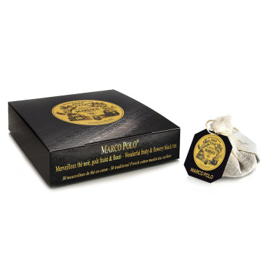 Thé noir Marco Polo boite 30 mousselines de coton