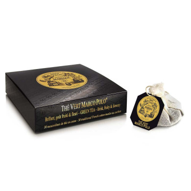 Thé vert Marco Poloboite 30 mousselines de coton