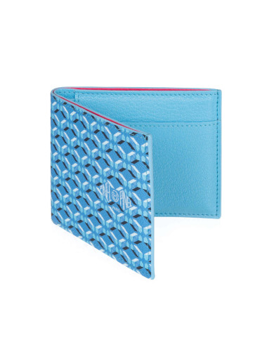 Manhattan Wallet 7c Azure Blue