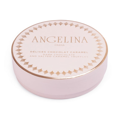 Box of chocolate and caramel truffles 125g