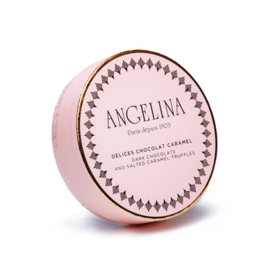 Box of chocolate and caramel truffles 125g