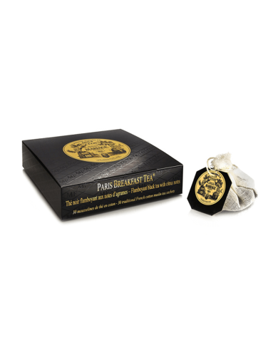 Paris Breakfast Tea® black tea box of 30 mousselines