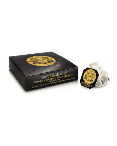 Thé noir Tokyo Breakfast Tea boite 30 mousselines