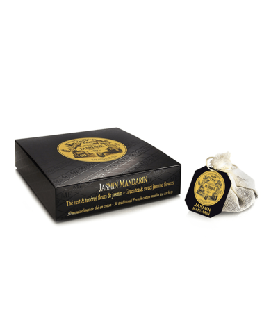 Jasmine Mandarin ™ green tea box of 30 tea bags