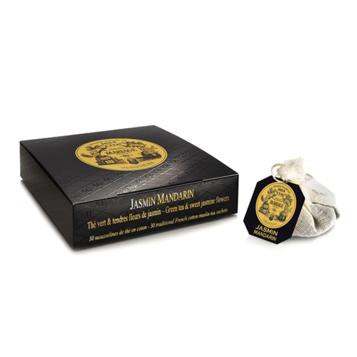 Jasmine Mandarin ™ green tea box of 30 tea bags