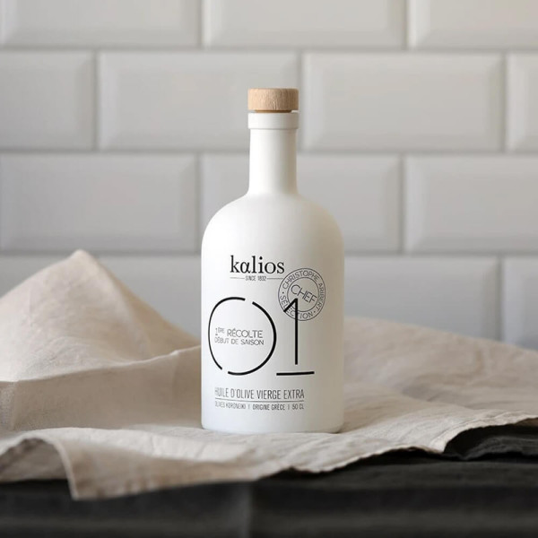 Huile d'olive grecque bio Kalios 01 - 50cl Huile d'olive grecque bio Kalios 01 - 50cl