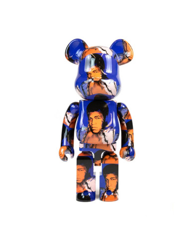 Bearbrick Andy Warhol x Mohammed Ali - 1000%