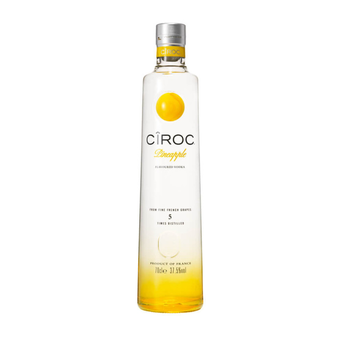 Vodka Cîroc Pineapple 37.5° 70 Cl