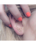 Boucle d'oreille Earcuff Rock - Or