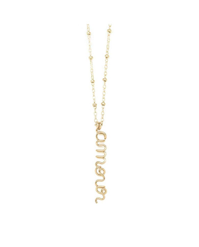 Necklace pendant "Love" - Gold