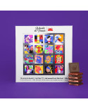 Coffret 16 carrés de chocolat Art - 80g