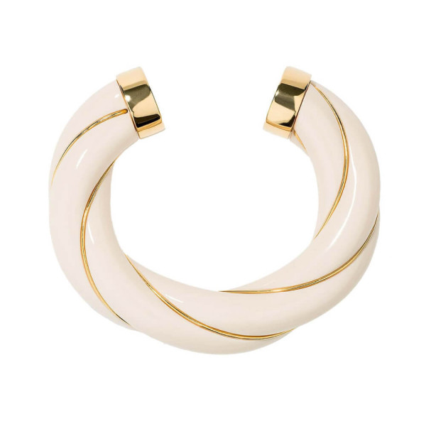 Bracelet Jonc Diana XL - Ivoire Bracelet Jonc Diana XL - Ivoire