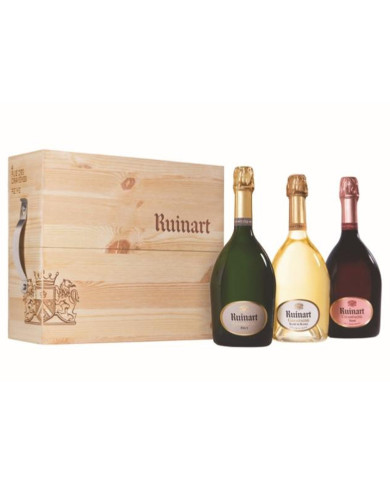 Wooden box Trilogy Ruinart