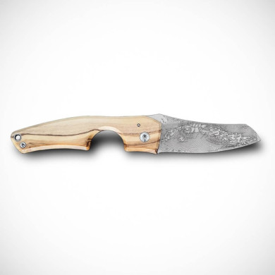 LE PETIT cigar cutter knife - Compass - Cuba Olivewood