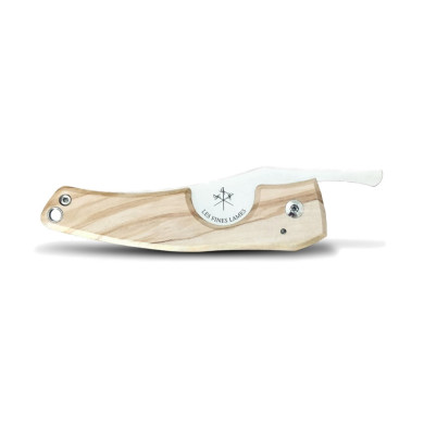 LE PETIT cigar cutter knife - Compass - Cuba Olivewood