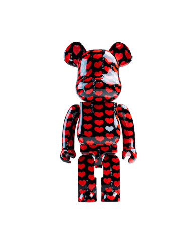 Bearbrick Black Heart - 1000%