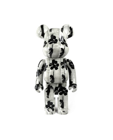 Bearbrick Banksy "Flying Balloons Girl" - 1000%