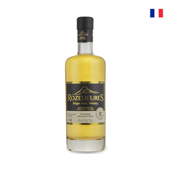 Whisky français Rozlieures Collection Tourbé - 70cl Whisky français Rozlieures Collection Tourbé - 70cl