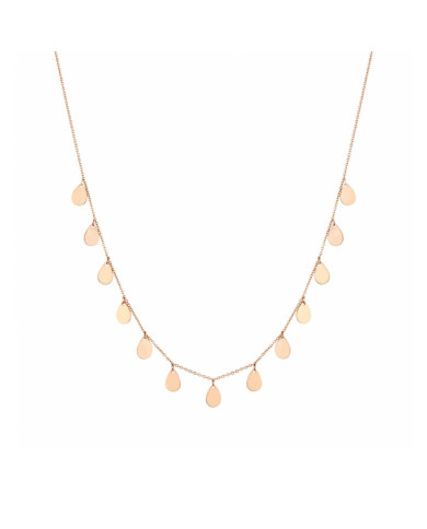 Necklace Tiny 13 Bliss on Chain - pink gold