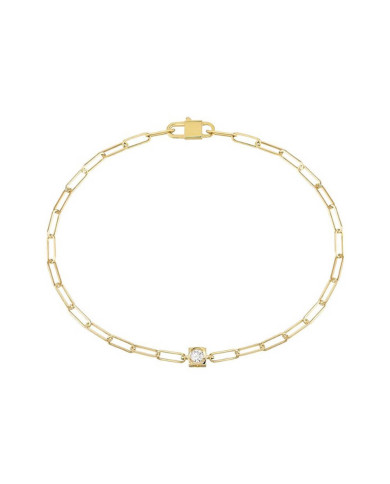 Le Cube Diamond Bracelet - Yellow Gold