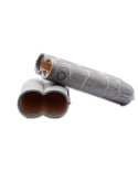 Wide Churchill 2 Cigar Case - Grey