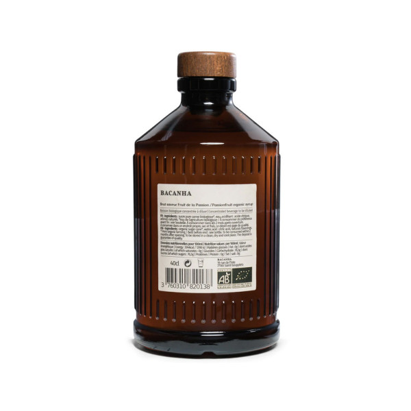 Organic Passion Fruit Syrup - 40cl Organic Passion Fruit Syrup - 40cl