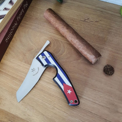 Couteau Coupe-Cigare LE PETIT - Cuba Ebène